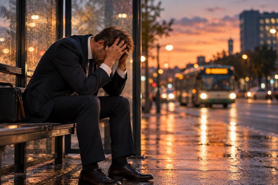 A difficult day coming to an end